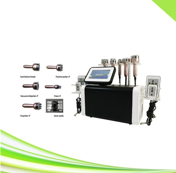 6 em 1 SPA Ultrasonic Cavitation Slimming Lipo Laser Cavitação RF Face Lift Machine