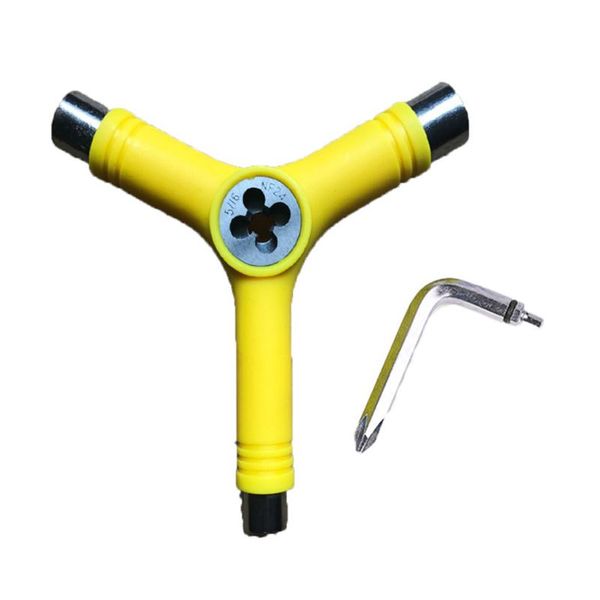 

all-in-one skateboard t tool and l allen key with cross screwdriver head 40ja