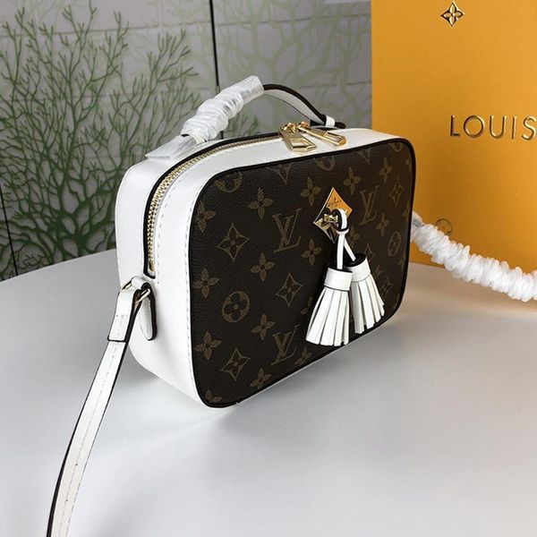

luxury women bag with origin box zipper plaid leather shoulder bags lady crossbody bag handle totes messenger bags