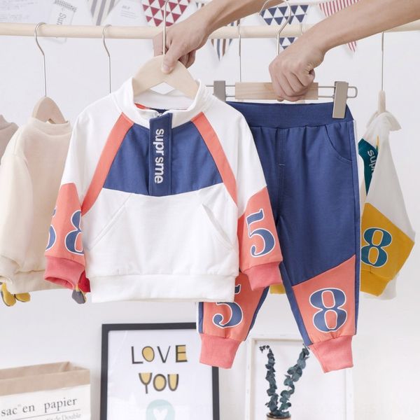 

wear boy 2020 autumn new children's sports suit baby's western-style autumn wear handsome children's two-piece suit fashion