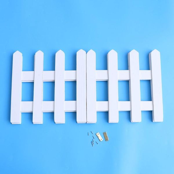 

1.ого decoractive деревянного частокол миниатюрной главной сад рождество xmas tree свадьба украшение (белый