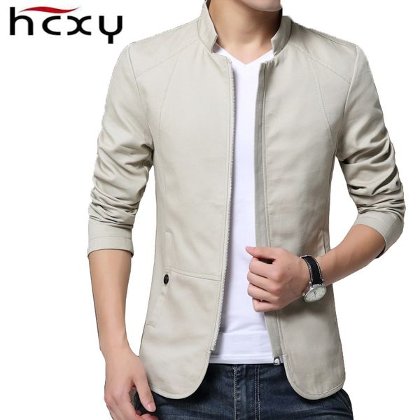 

hcxy 2020 mens fashion casual jackets men jacket and coats autumn coat large size coat men slim casual jacket, Black;brown