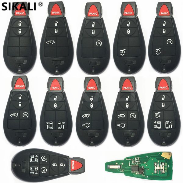 

car smart remote key for m3n5wy783x / iyz-c01c for commander grand cherokee keyless transmitter alarm 433mhz, Silver