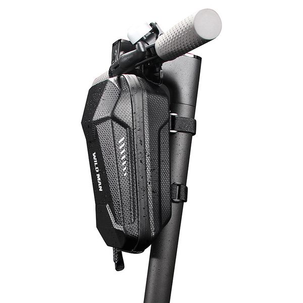 

wild man upgraded front bicycle bag waterproof rainproof hard shell mtb tube bike bag cycling accessories capacity mx200717