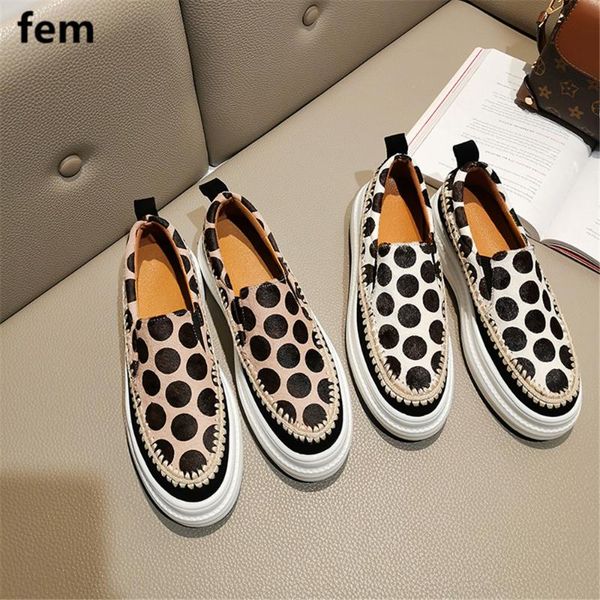 

padegao flats loafers genuine leather slip on shoe woman platform thick bottom horsehair leather shoes chunky luxury pdg1468, Black