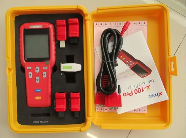 

x100 pro c d auto key programmer with software one year warranty