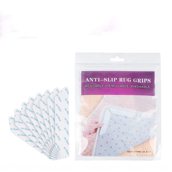 

carpet anti-skid pad patch white carpet non-slip mat smd non-slip mat anti-skid fixed patch pu removable adhesive 8 pieces