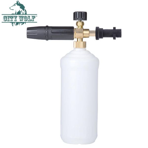 

city wolf wholesale car washer foam cannon brass snow foam lance deck soap bottle for karcher high pressure washer