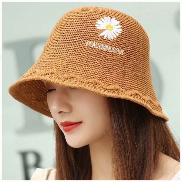 

fisherman women's korean style small chrysanthemum fisherman sunscreen casual basin hat women's foldable sunscreen hat hat, Blue;gray