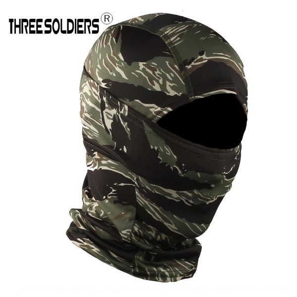 

33vzk fan style tactical camouflage head cover single hole head sleeve pullover pullover full face cloth mask breathable quick-drying elasti, Black