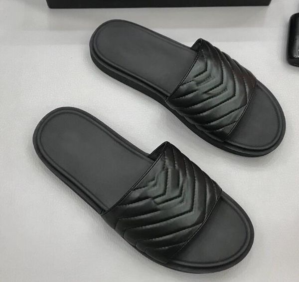 

brand new mens gold metal flat casual sandals genuine leather party outdoor beach black slipper shoes 38-44 01d cs08