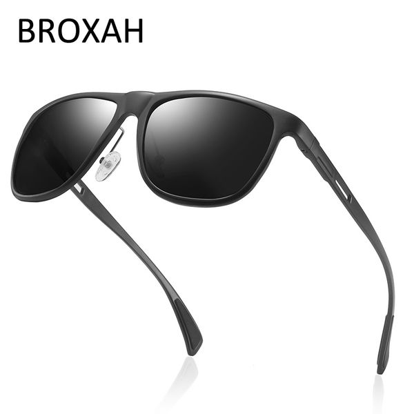 

retro polarized sunglasses men 2020 men's sport glasses driving glasses man aluminium magnesium shades uv400 gafas de sol hombre, White;black