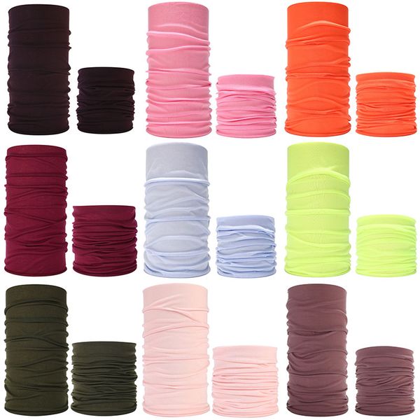 

fast shipping pure color outdoor turban riding scarfs mask magic turban unsunscreen windproof bib headgear neck sleeve headband c3804