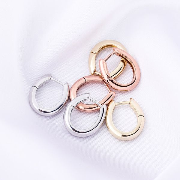 

золото хооп серьги dainty 925 стерлингового серебра минималистский нежный обруч серьги розовое золото женщин стержня уха, Golden;silver