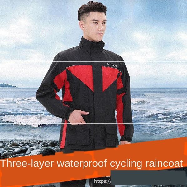 

p3ahr fashion thickened split car suit whole body raincoat and rain pants poncho raincoat riding motorcycle motorcycle vehicleelectric vehi
