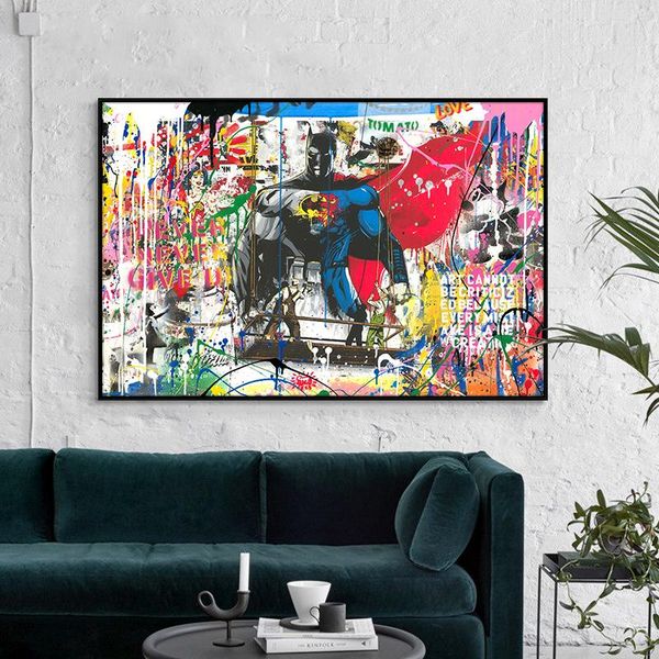 

улица граффити картина печать на холсте плакат и prints wall art картина для гостиной decor room