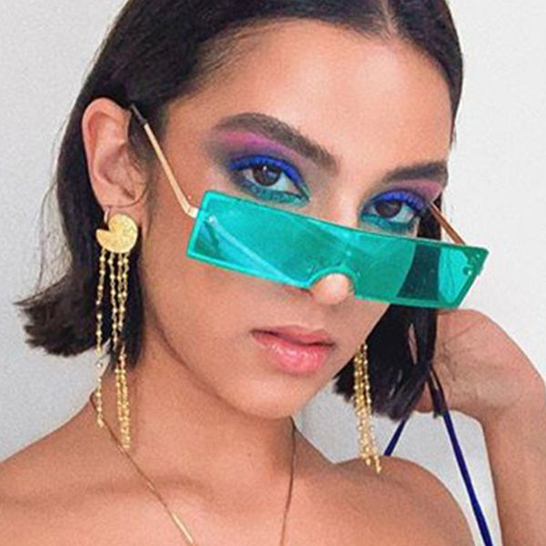 

vintage fashion small square sunglasses new women small sun glasses shades metal sunglass uv400 eyewear, White;black