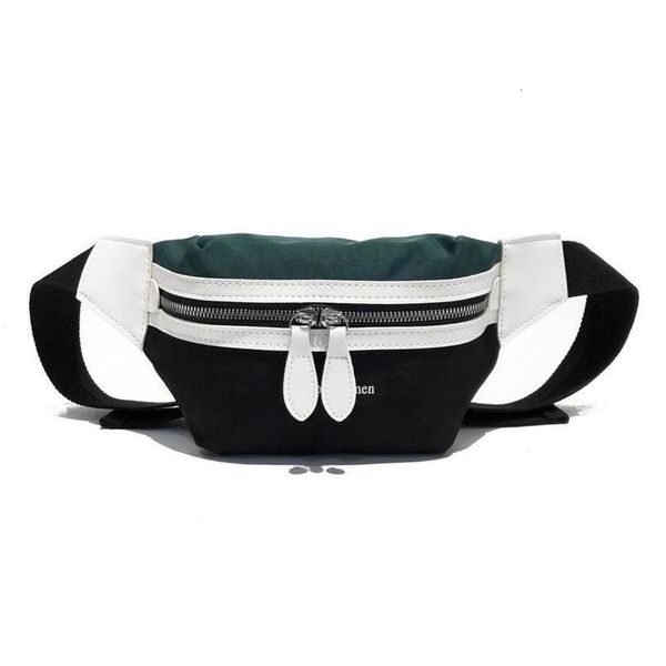 

fashion canvas fanny pack banana waist bag new brand belt bag women waist pack contrast color chest bag phone pouch belly