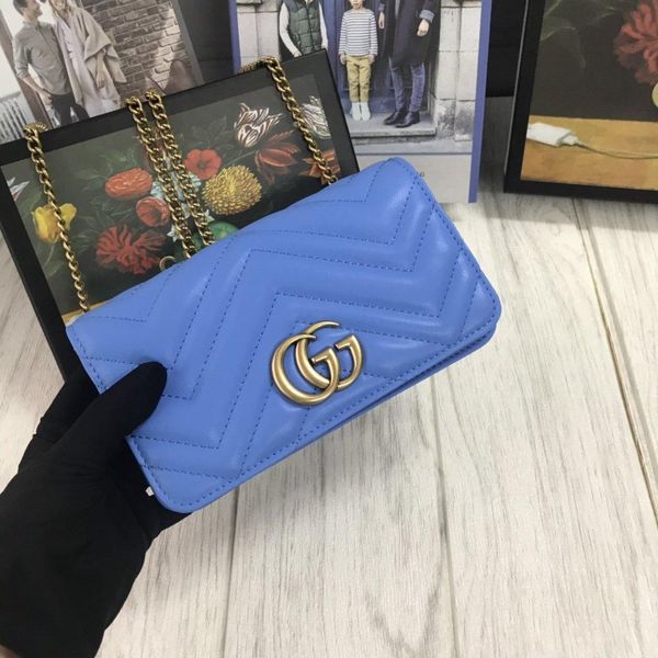 

fashion classic womens luxury designer purses clutch bag leather shoulder small flap chain lady crossbody bag messenger bags sac d 'Ã©p