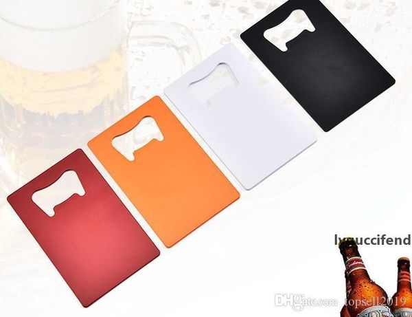 

stainless steel beer bottle opener card bottle openers credit card corkscrew kitchen bar supplies tools wholesale sn2812