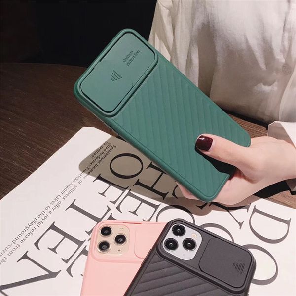 

designer camera protection shockproof phone case for iphone 11 pro se2020 x xr xs max 7 8 plus solid soft tpu silicone back cover new