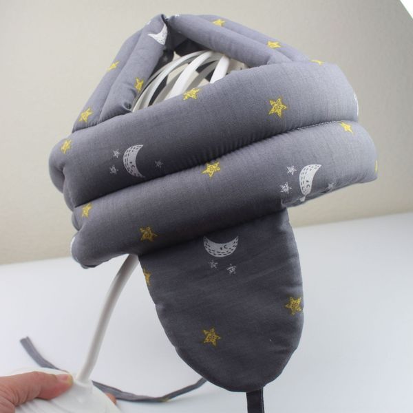 

nz3ff elderly protection hat anti-collision youth anti-fall head protection head anti-fall hat safety safety helmet anti-collision hel, Blue;gray