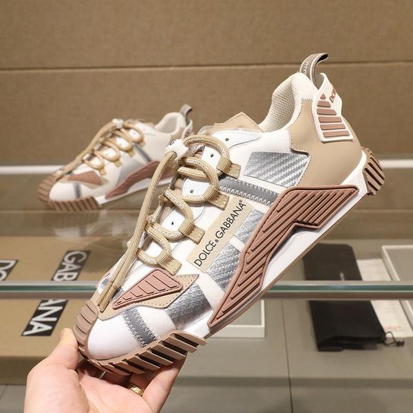 

236 brand designer high-quality men's casual sports shoes, outdoor casual shoes, with original box packaging size 38--45, Black
