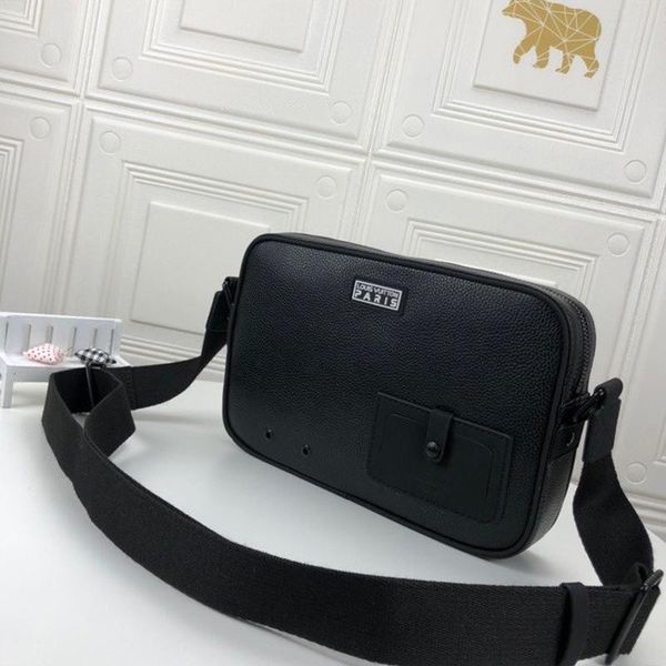 

new 2020 mens bag crossbody bags luxury designer style messenger bags leather mens zipper shoulder bag bolso bandolera