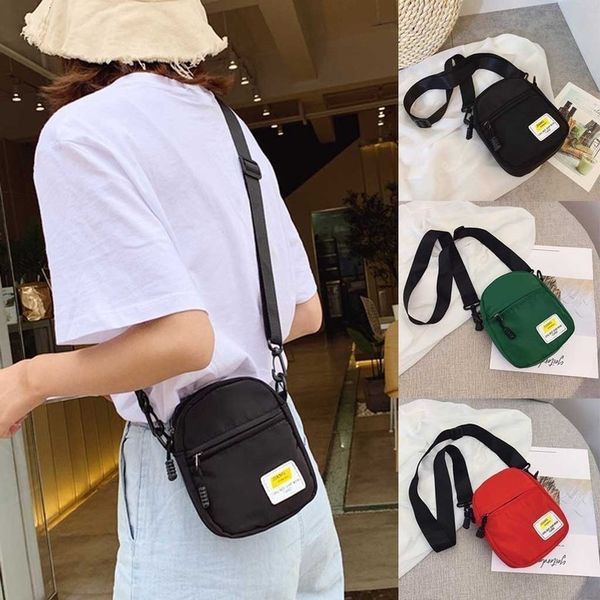 

maioumy холст женщины сумки плеча письмо печать сумка для женщин мужчину 2019 hip-hop моды девочек для мальчиков мобильного телефона crossbo