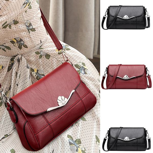 

shoulder bag ladies handbags womens fashion simple pure color single shoulder messenger bags 716p
