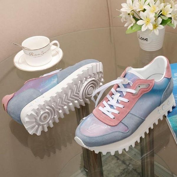 

womens fashion casual shoes with box ,luxury womens sport shoes genuine leather sneakers womens breathable tennis shoes runner sneaker 18, Black