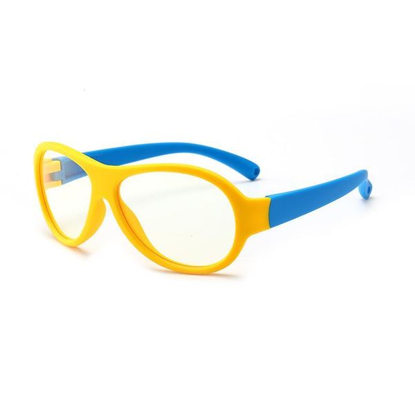 

zilead comfort baby anti-blue light silicone plain computer glasses brand children soft frame goggle glasses kids eywear, White;black