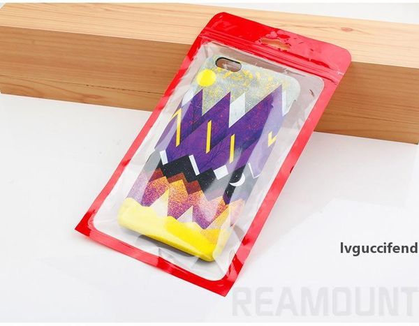 

300 pcs transparent packaging bags clear blank bags for phone case with logo design for iphone 7 7 plus for iphone 8 8 plus