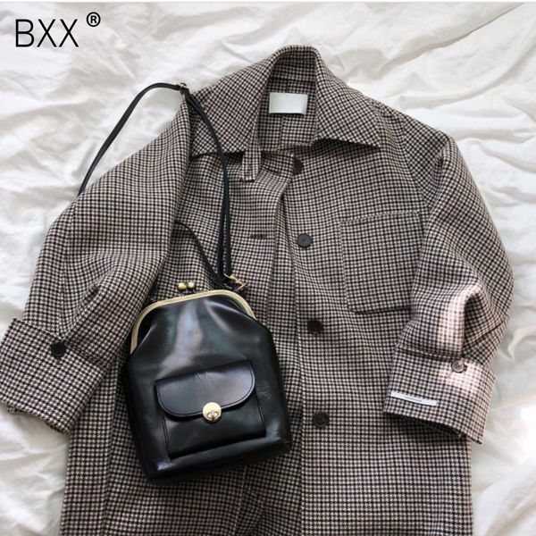 

bxx] new vintage pu leather shell women shoulder bag women's messenger bag crossbody bags hf914