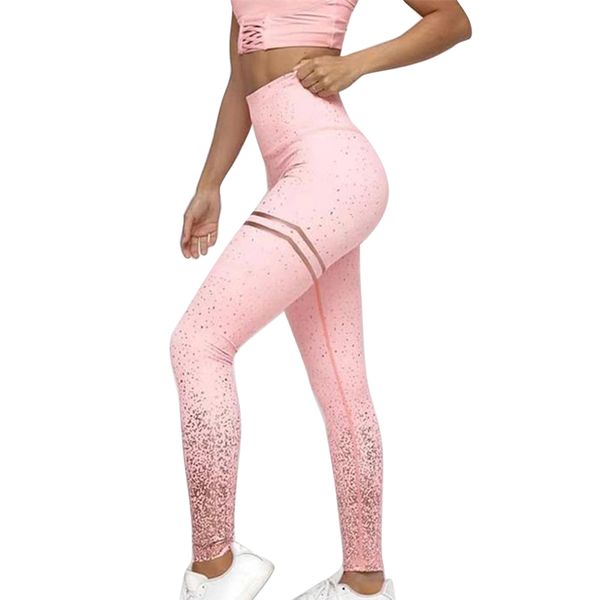 

dropshipping mesh printed leggings fitness for women clothing sporting workout leggins mujer elastic slim pants push up, White;red