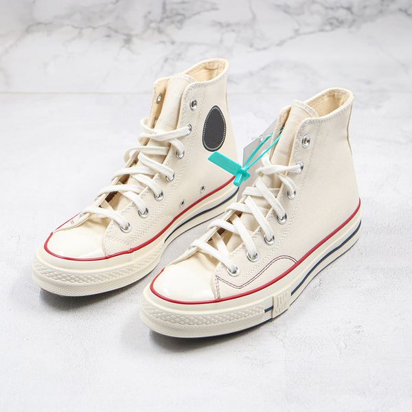 

2020 undefeated x chuck 70 fundamentals parchment black 70s hi classic 1970 high men woman sports sneakers casual canva shoes 35-44, White;red