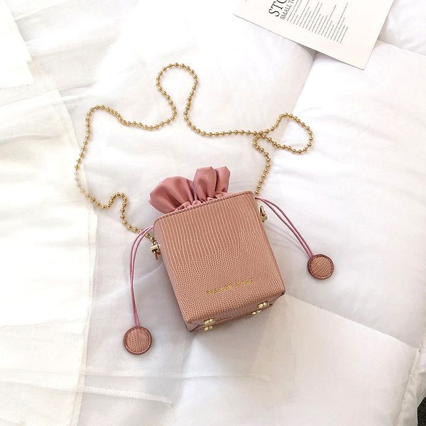 

womens bag crossbodybag womens simple all purpose small bucket bag single pu shoulder messenger bags mochila feminina t3g