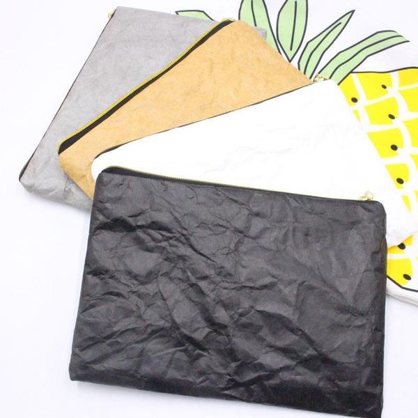 

tyvek waterproof cosmetic bag beauty makeup pouch clutch storage toiletry bag wet swimsuit bag wholesale zc0009