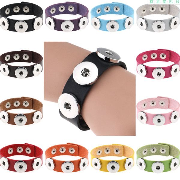 

charm bracelets silver snap fit diy snaps buttons jewelry 18mm knot ginger snap jewelry leather bracelets, Golden;silver