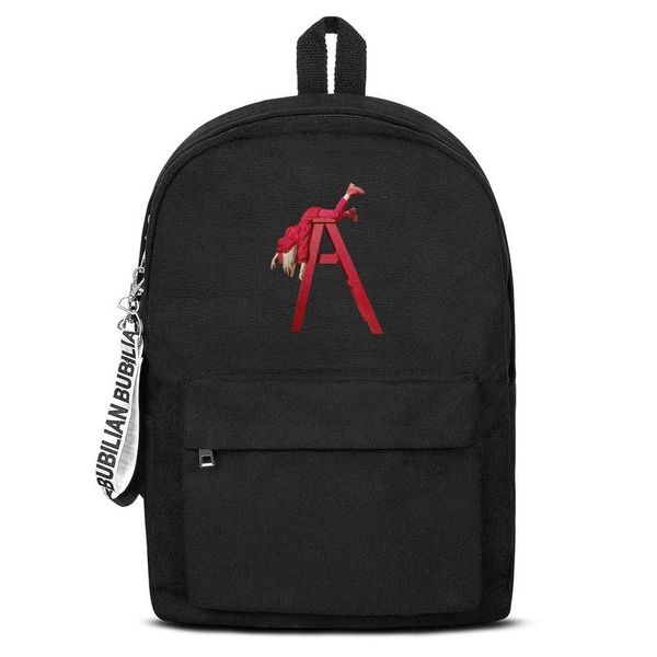 

classic billie eilish don't smile at me canvas bookbag basic backpack adjustable school student sports daypack bury a friends poster