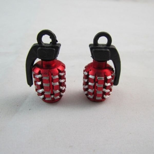

aluminum alloy motorcycle grenade grenade bicycle motorcycle valve valve core cap mouth cap, Silver