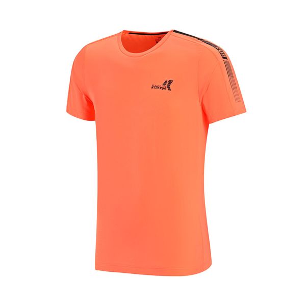 

361 sports t-shirt men's 2020 summer new running pullover thin breathable sports running t-shirt, Black;blue