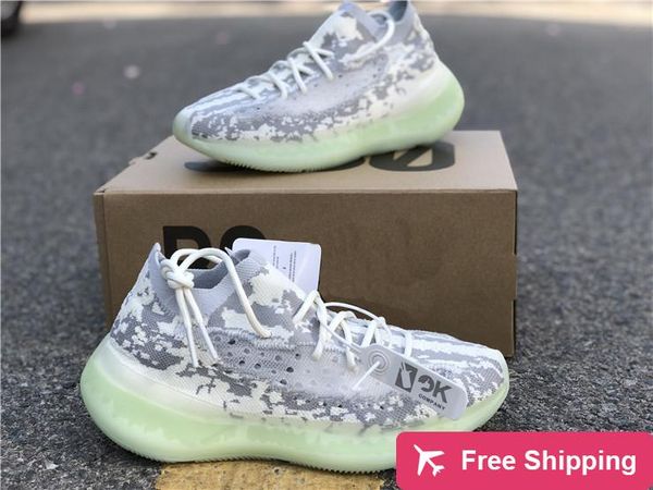 

fashion originals 380 v3 alien grey fb6878 black fb7876 kanye west running shoes men women wave runner authentic sneakers with box us5 -13