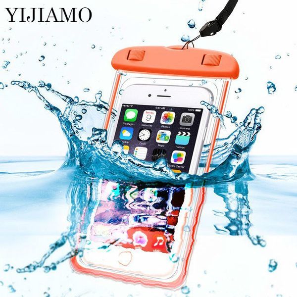 

universal for huawei psmart waterproof phone pouch for honor 8 9 10 lite waterproof case swimming waterproof sealed bag p20 lite