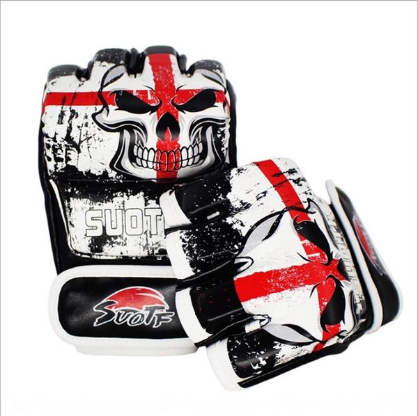 

ujz99 sotf бокс перчатки половину палец мма взрослых профессиональных санда единоборства упражнения фитнес-упражнения защитные спорт и фитне