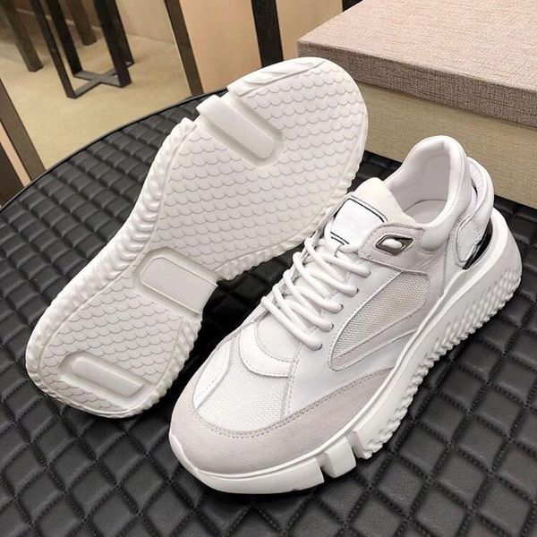 

runners veloce white men 's shoes manner schuhe breathable lace -up luxury sports autumn and winter casual shoes sneakers, Black