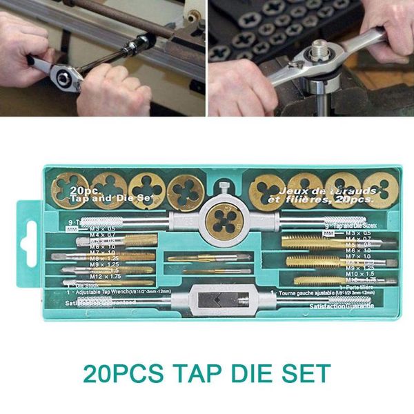 

chamfering device straight groove tap tap wrench ratchet spanner hard practical punching cork drilling hardware set