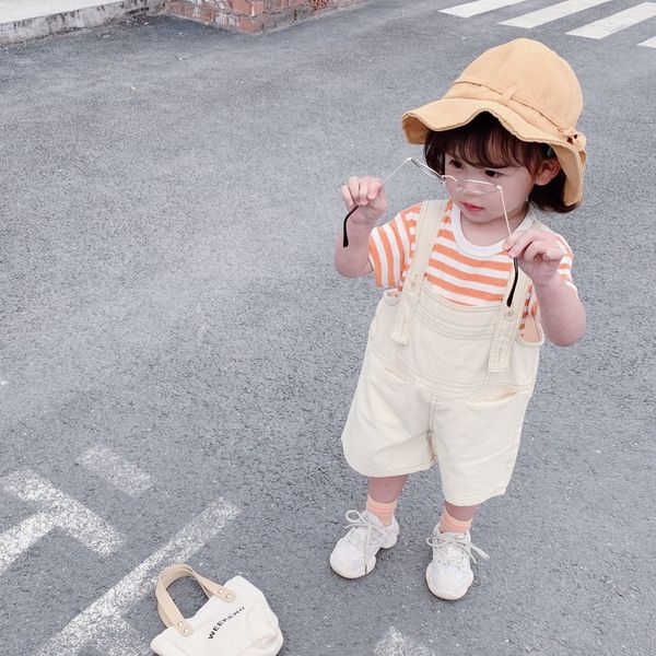 

yuyou рис 2020 летних новых корейский стиль sling кошки кошка сплошного цвета инструмента случайно прямо один цельный подтяжк брюки, Blue