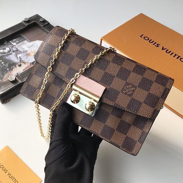 

fashion style retro womens bags chain plaid small flap luxury designer bags women shoulder bag crossbody bag messenger bag sac d 'Ã©pau