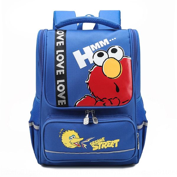 

pupil space new sesame street large capacity children cartoon primary shoulder bag school senior double shoulder bag